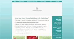 Desktop Screenshot of mastercarehomecleaning.com